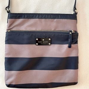 Authentic Kate Spade Navy and Grey Crossbody